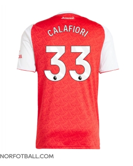 Billige Fotballdrakt Arsenal Riccardo Calafiori #33 Replika Hjemmedrakt 2025-26 Kortermet